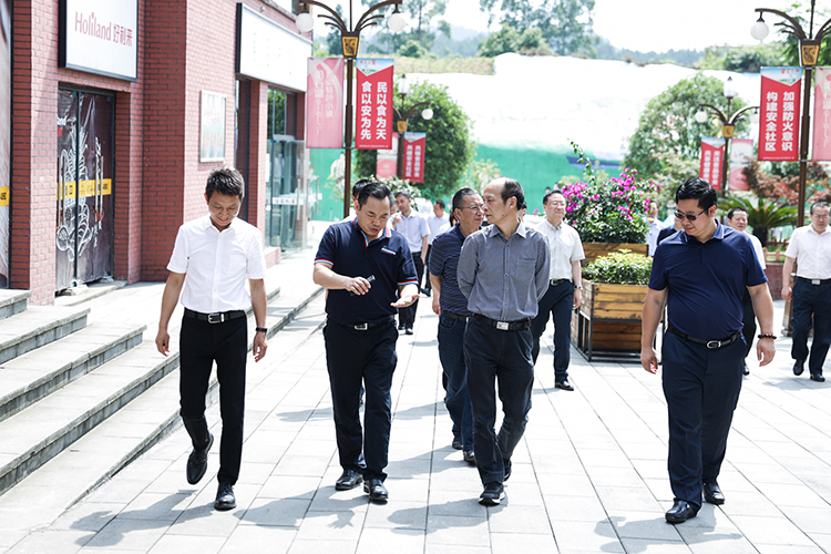 省人大常委會(huì)鄭樹(shù)全一行蒞臨川威連界基地參觀考察(圖4)