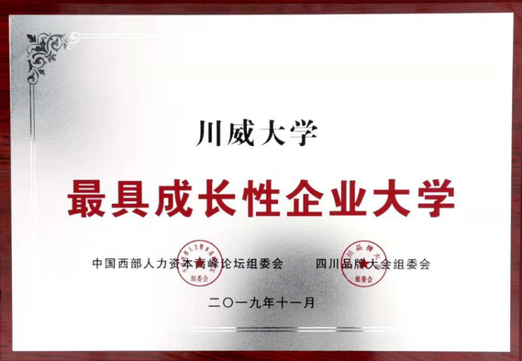 集團(tuán)公司、川威大學(xué)分別榮獲“四川杰出品牌企業(yè)”、“最具成長(zhǎng)性企業(yè)大學(xué)”(圖3)