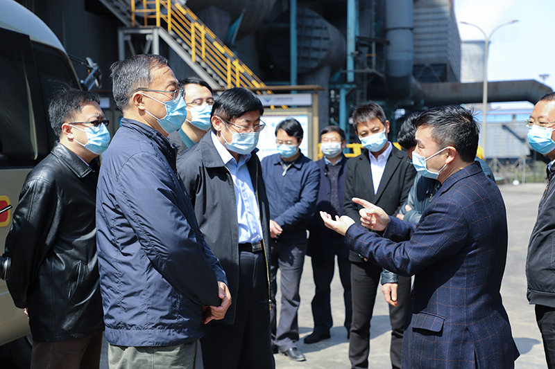 國家工信部領導蒞臨川威連界基地調(diào)研“疫情防控及復工復產(chǎn)”工作(圖3)