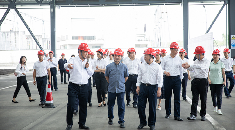 內(nèi)江市“全市服務(wù)業(yè)發(fā)展大會(huì)”參會(huì)領(lǐng)導(dǎo)調(diào)研川南冶金建材物流園項(xiàng)目建設(shè)推進(jìn)(圖2)