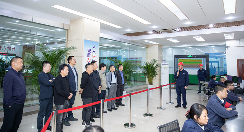 國機集團蘇美達國際技術貿(mào)易有限公司到川威集團連界基地調(diào)研交流(圖1)