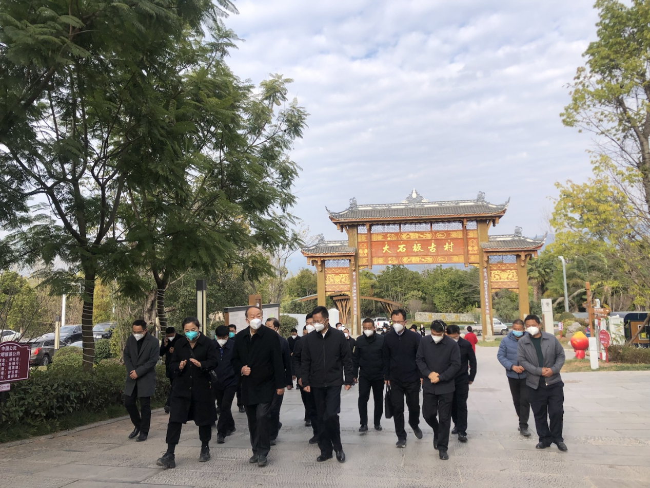 中央組織部副部長傅興國一行考察調(diào)研大石板二期項(xiàng)目(圖2)