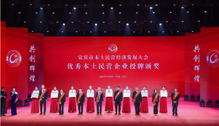 星船城瑞興公司榮獲“宜賓市優(yōu)秀本土民營(yíng)企業(yè)”榮譽(yù)稱號(hào)(圖2)