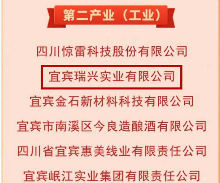 星船城瑞興公司榮獲“宜賓市優(yōu)秀本土民營(yíng)企業(yè)”榮譽(yù)稱號(hào)(圖3)