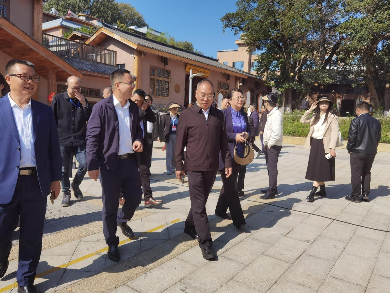 全省文化旅游融合示范項(xiàng)目工作總結(jié)交流會(huì)代表團(tuán)考察學(xué)習(xí)大石板項(xiàng)目(圖7) 全省文化旅游融合示范項(xiàng)目工作總結(jié)交流會(huì)代表團(tuán)考察學(xué)習(xí)大石板項(xiàng)目(圖7)