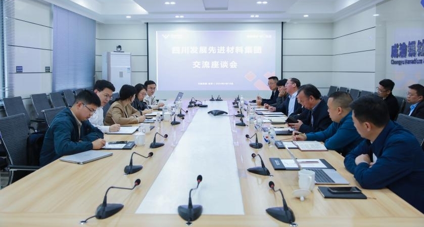 四川發(fā)展先進材料集團蒞威參觀座談(圖3) 四川發(fā)展先進材料集團蒞威參觀座談(圖3)