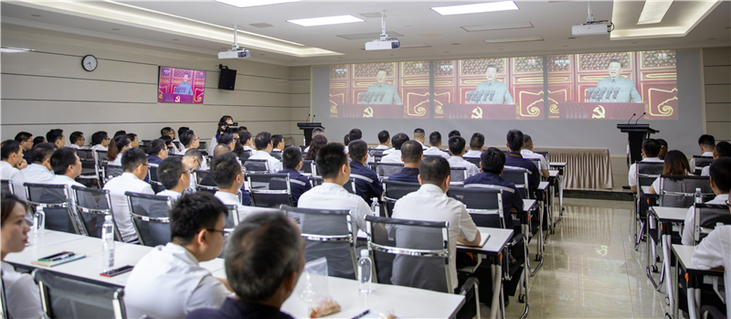 中共成渝釩鈦科技有限公司委員會(huì)召開“鑄紅色品格 迎建黨百年”座談會(huì)(圖7)